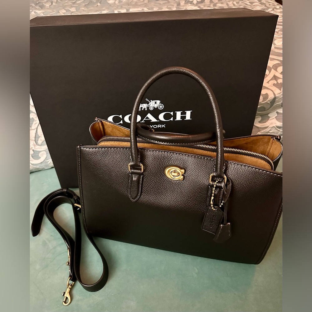 Coach Legacy Large Pebbled Leather Carryall Bag